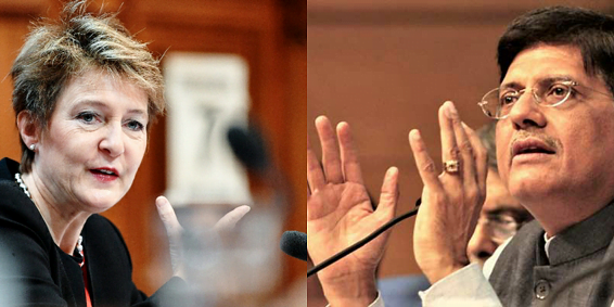 PicsArt_10-23-11.12.01, रेल मंत्री पियूष गोयल का स्वीटज़रलैंड के परिवहन मंत्री सुश्री सोमारुगा के साथ बैठक