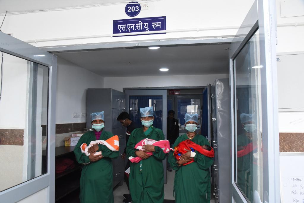रायपुर : बीमार शिशुओं के उपचार के लिए विशेष शिशु देखभाल केन्द्र बना संजीवनी : अब तक 690 शिशुओं को हो चुका है बेहतर उपचार