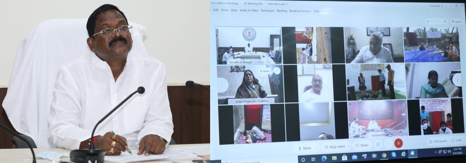 नवा रायपुर में बनेगा फूड टेस्टिंग लेबोरेटरी: खाद्य मंत्री श्री भगत