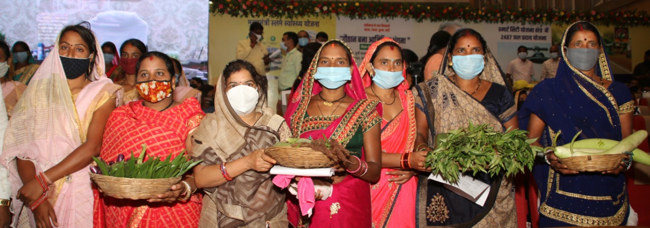 रायपुर : महिला समूह ने सब्जी बेच कर साढे़ तीन लाख रूपये की आय अर्जित की