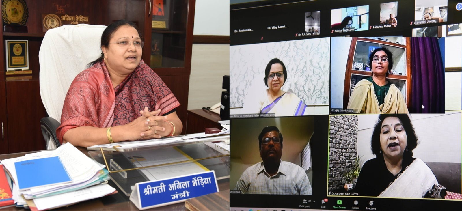 रायपुर : छत्तीसगढ़ में ग्रामीण अर्थव्यवस्था के विकास के साथ महिलाओं के लिए खुले नए रास्ते: श्रीमती भेंड़िया