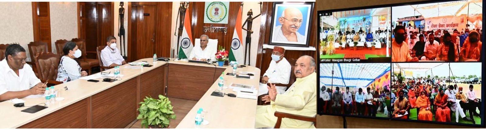 रायपुर : राष्ट्रपिता महात्मा गांधी के स्वावलंबी गांवों के सपनों को साकार करने की दिशा में तेजी से बढ़ रहा है छत्तीसगढ़: श्री भूपेश बघेल