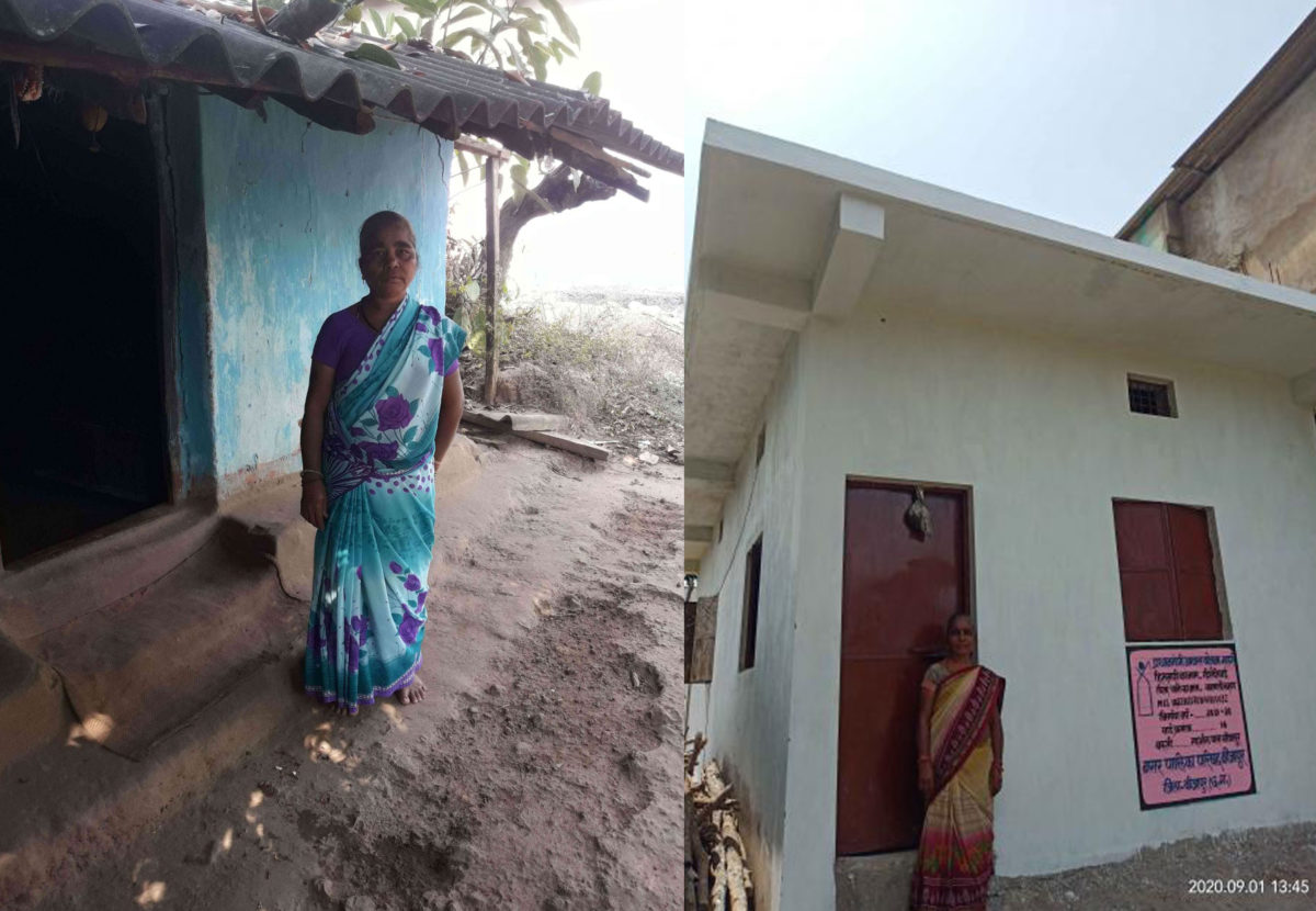 बीजापुर : सब्जी बेचने वाली महिला को मिला अपना पक्का मकान