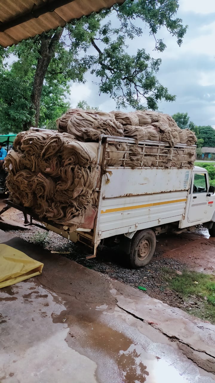 कोण्डागांव  : धान उपार्जन के लिए खाली बारदानों हेतु शासन द्वारा 1 करोड़ 42 लाख राशि प्राप्त