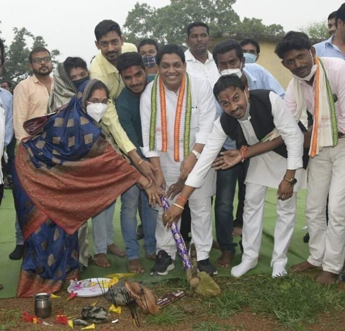 नगरीय प्रशासन मंत्री शिवकुमार डहरिया ने किया रसनी और बोडरा में विकास कार्यों का भूमिपूजन