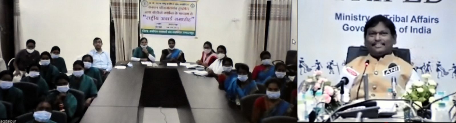 रायपुर :  छत्तीसगढ़ के 12 वन-धन विकास केन्द्रों को 15 राज्यस्तरीय पुरस्कार