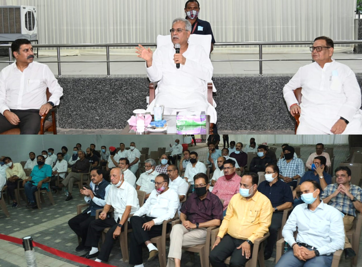 रायपुर : ​​​​​​​मुख्यमंत्री ने व्यापारियों एवं उद्यमियों से छत्तीसगढ़ के कृषि और लघुवनोपज के वेल्यू एडिशन और व्यापार के लिए आगे आने का आव्हान किया