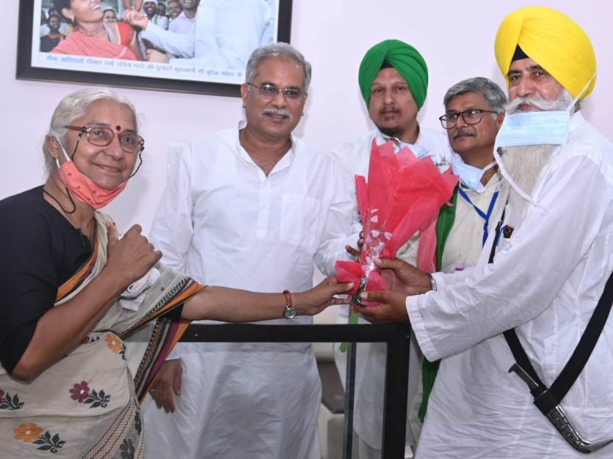 मुख्यमंत्री से संयुक्त किसान मोर्चा के प्रतिनिधि मण्डल ने की मुलाकात