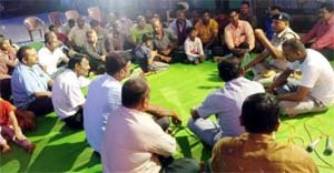 चोरी की घटना से कालोनीवासियों में दहशत