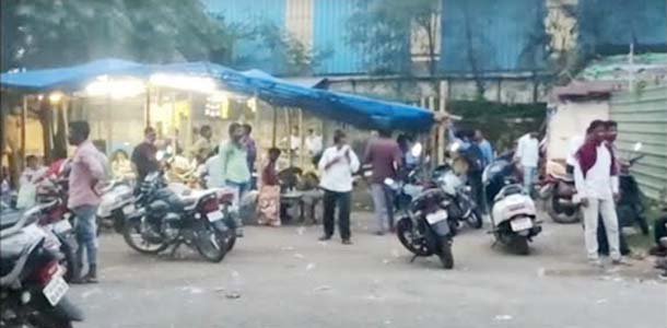 राजधानी की शराब दुकानों में अवैध अहातों का संचालन बदस्तूर जारी, विभाग मौन