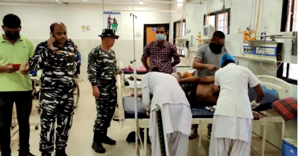 आईईडी विस्फोट से सीआरपीएफ के दो जवान घायल