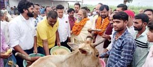 अधिक से अधिक गौशालाओं का निर्माण करना मुख्यमंत्री का उद्देश्य है: महंत