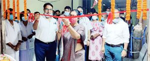 संसदीय सचिव ने किया 34 बस्तर वाले शिशु वार्ड का शुभारंभ