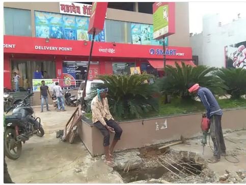 जल भराव से जागा निगम, नाली-नालों से कब्जा हटाना शुरू