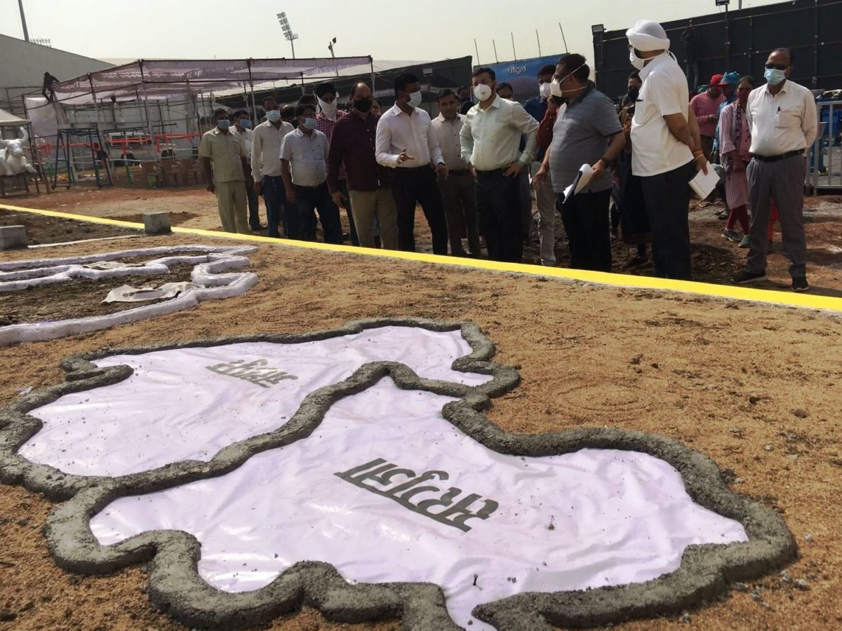 राष्ट्रीय आदिवासी नृत्य महोत्सव, राज्योत्सव स्थल पर उद्यानिकी की जीवंत प्रदर्शनी