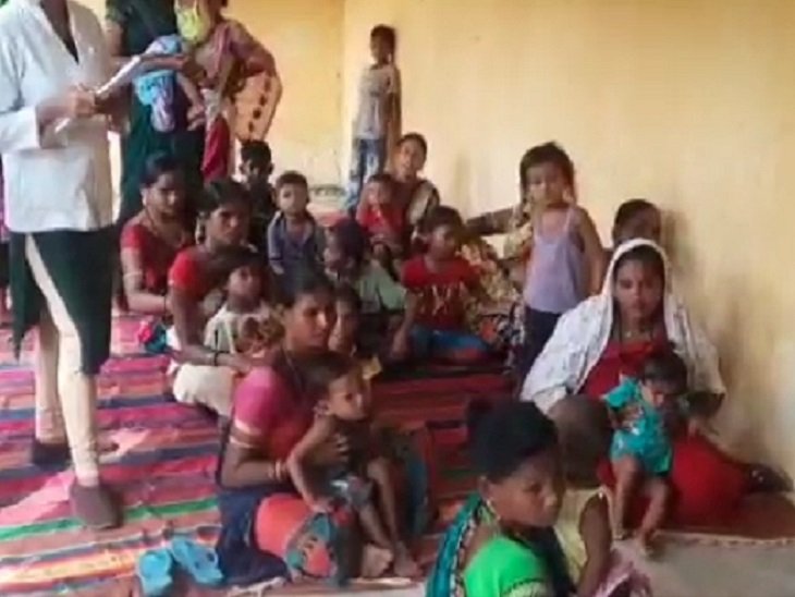 बैक्टीरिया से बच्चे बीमार, ​​​​​​​लगाया गया हेल्थ कैंप