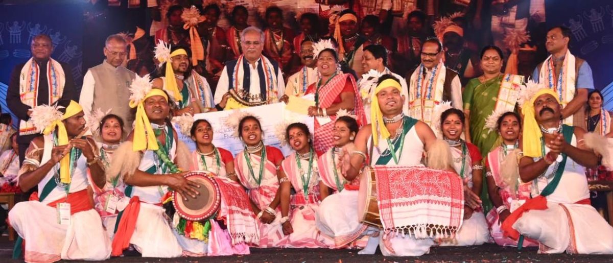 रायपुर : सभी के प्यार और सहयोग से राष्ट्रीय आदिवासी नृत्य महोत्सव ने अंतर्राष्ट्रीय स्वरूप लिया: मुख्यमंत्री श्री भूपेश बघेल