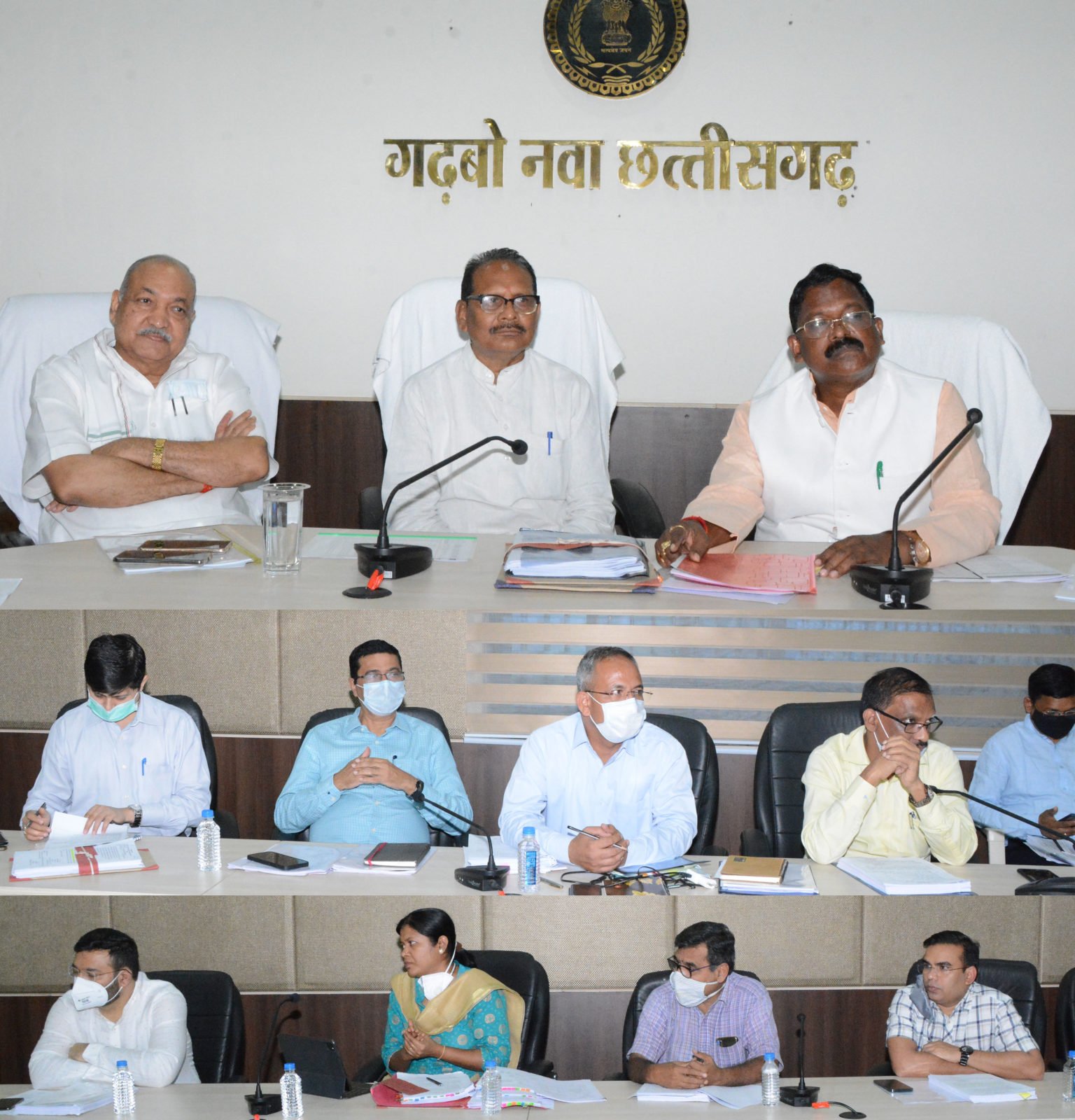 खरीफ विपणन वर्ष 2021-22 में धान खरीदी मंत्रिमंडलीय उपसमिति की बैठक सम्पन्न