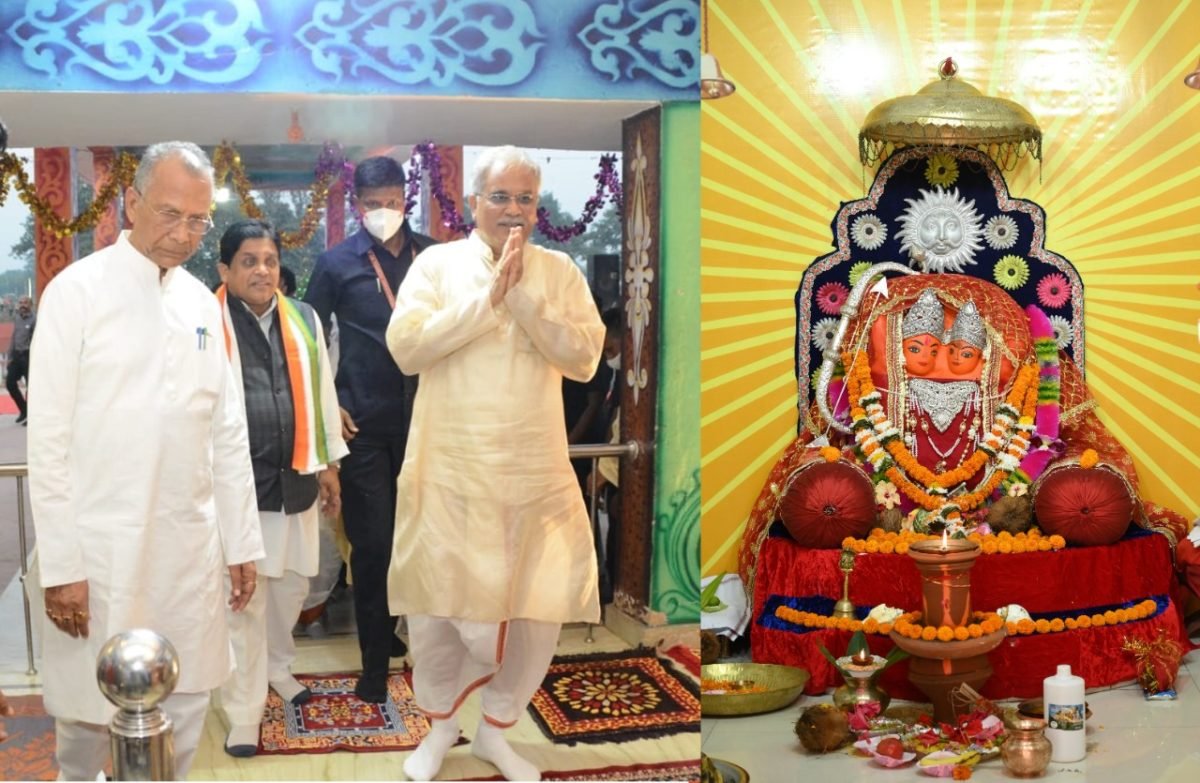 मुख्यमंत्री ने कौशल्या माता मंदिर में पूजा-अर्चना कर खुशहाली की कामना की
