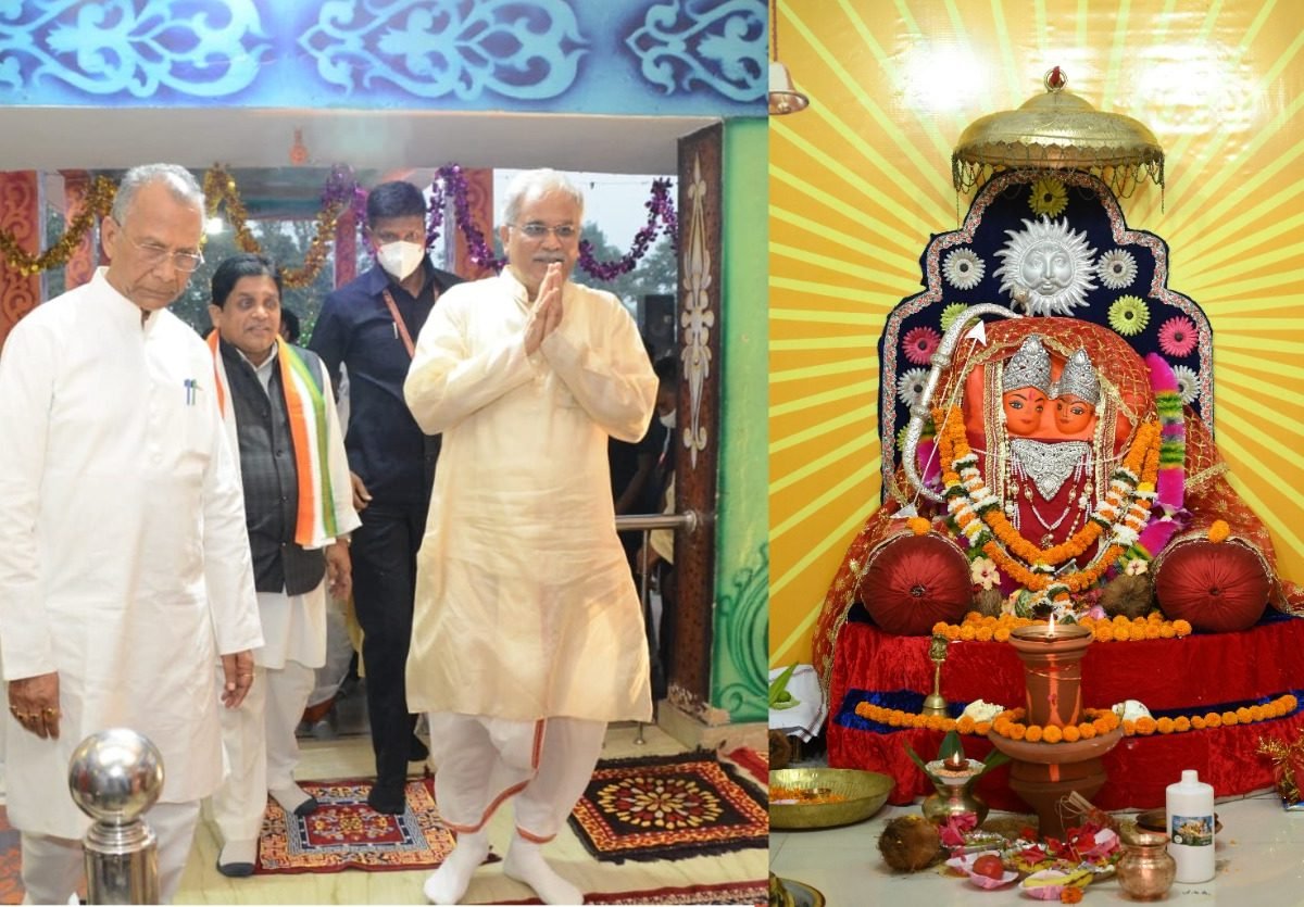 मुख्यमंत्री ने कौशल्या माता मंदिर में पूजा-अर्चना कर खुशहाली की कामना की