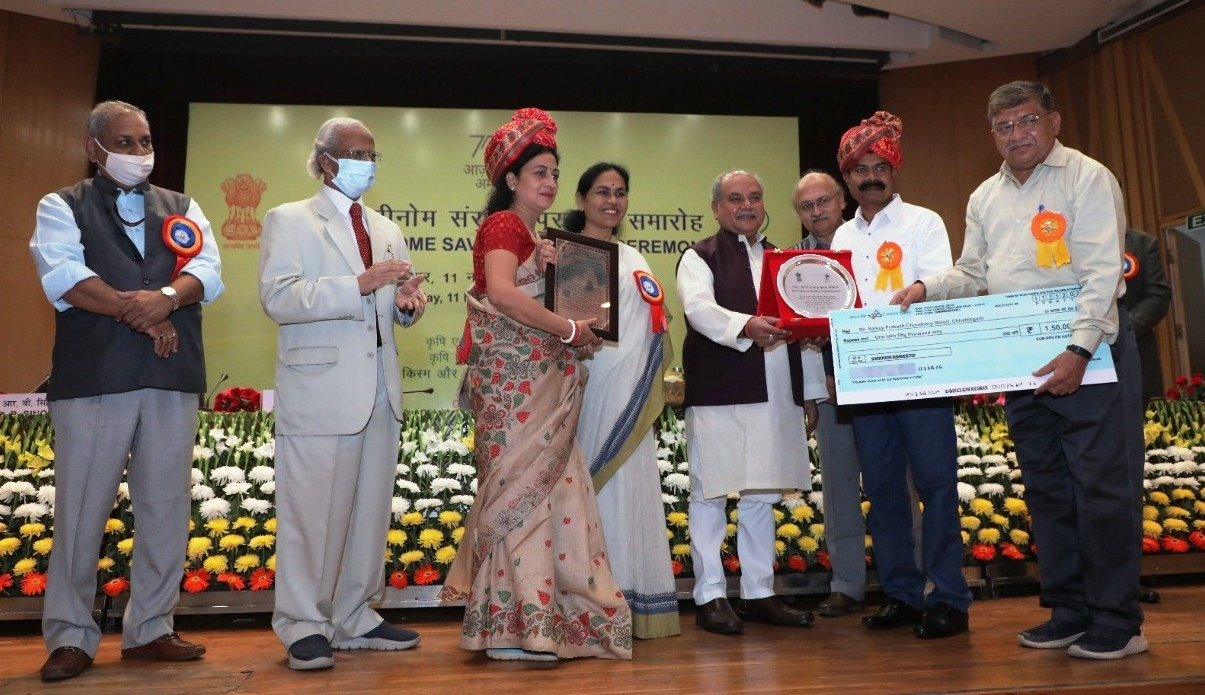 चार किसानों को पादप जीनोम सेवियर पुरस्कार