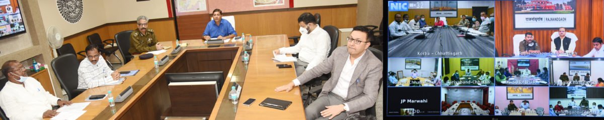 धान खरीदी की सभी व्यवस्थाओं को दुरूस्त करने मुख्य सचिव ने दिए निर्देश