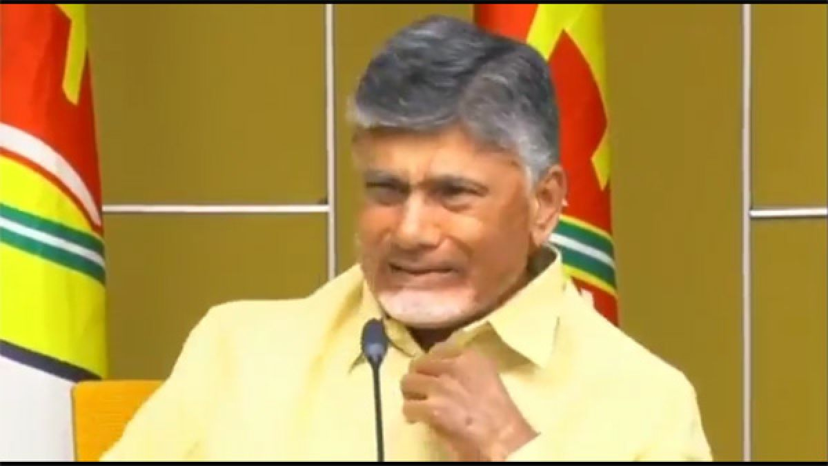 Chandrababu Naidu, फूट-फूट कर रोने लगे पूर्व सीएम
