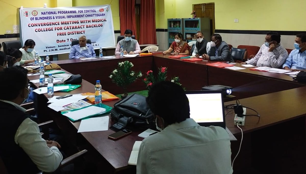 मोतियाबिंद मुक्त राज्य बनाने की दिशा में उठाये कदम