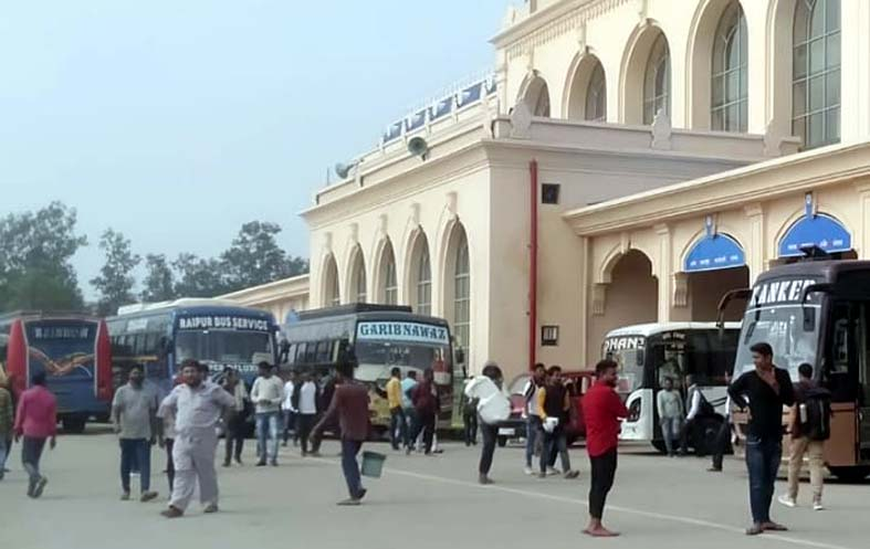 बसों के संचालन समय में परिवर्तन