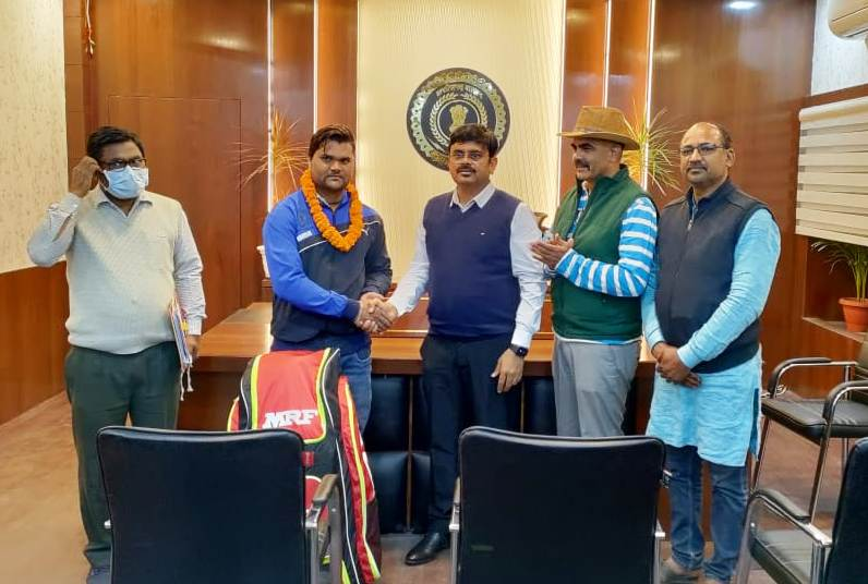 cg22-8, ​​​​​​​दिव्यांगों के टी-20 चैंलेंजर ट्रॉफी में छत्तीसगढ़ के खिलाड़ी विल्सन जाटवर का चयन