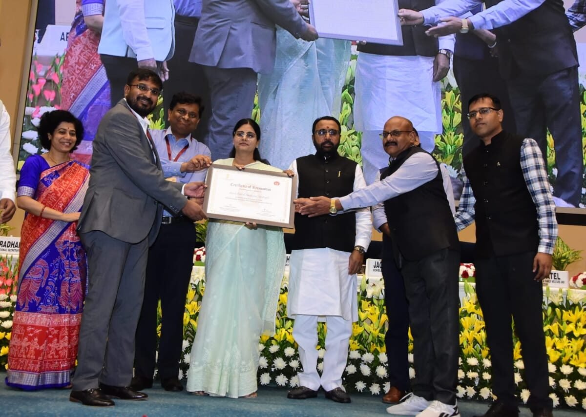 राष्ट्रीय स्वास्थ्य मिशन छत्तीसगढ़ को मिला सम्मान