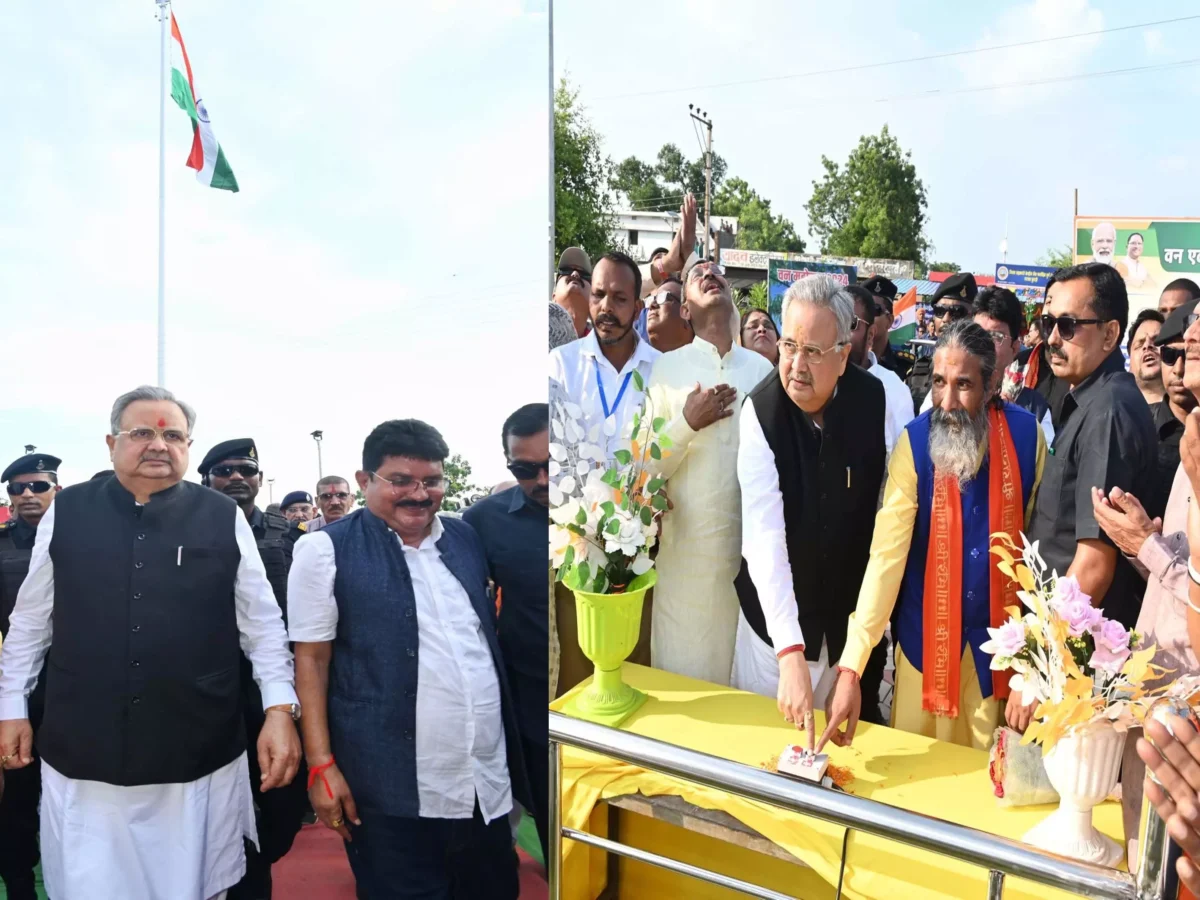 बालोद: कुरदी में फहराया 111 फीट ऊँचा तिरंगा, सहकारी बैंक का लोकार्पण और अटल जी की प्रतिमा का अनावरण!