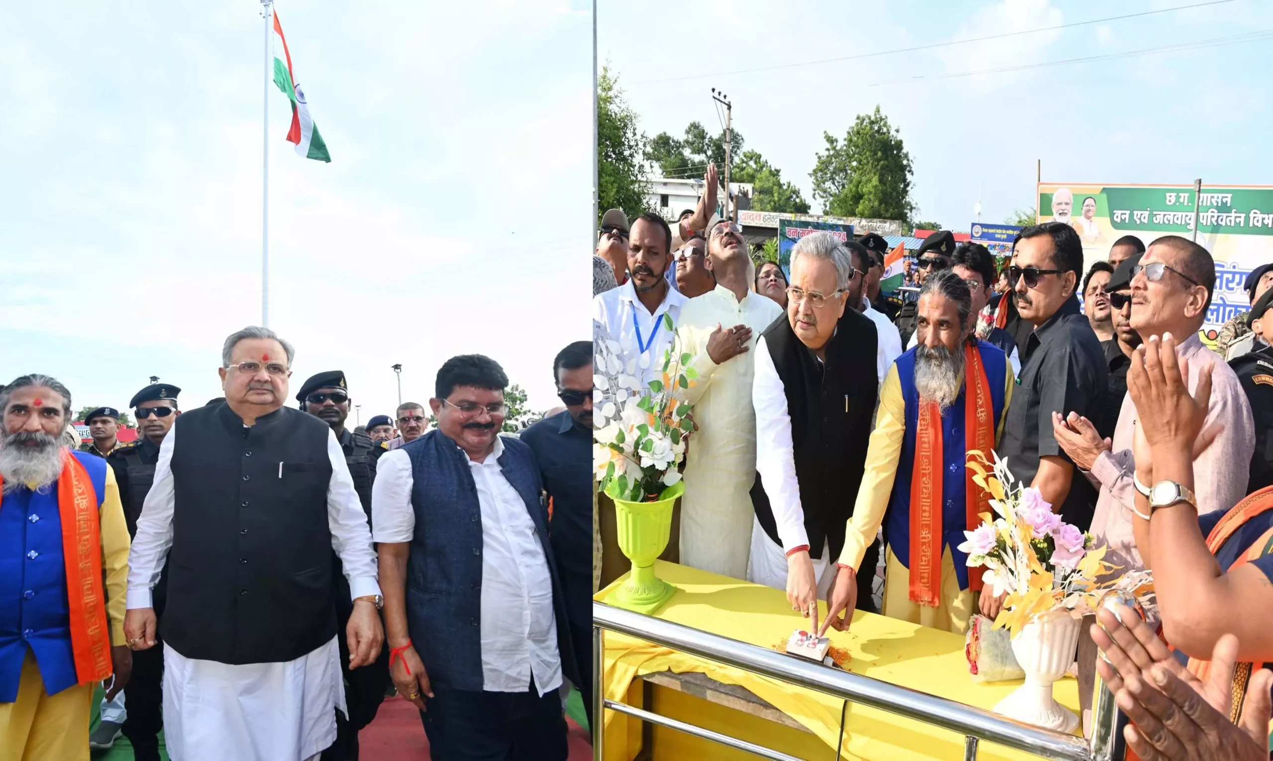 बालोद: कुरदी में फहराया 111 फीट ऊँचा तिरंगा, सहकारी बैंक का लोकार्पण और अटल जी की प्रतिमा का अनावरण!