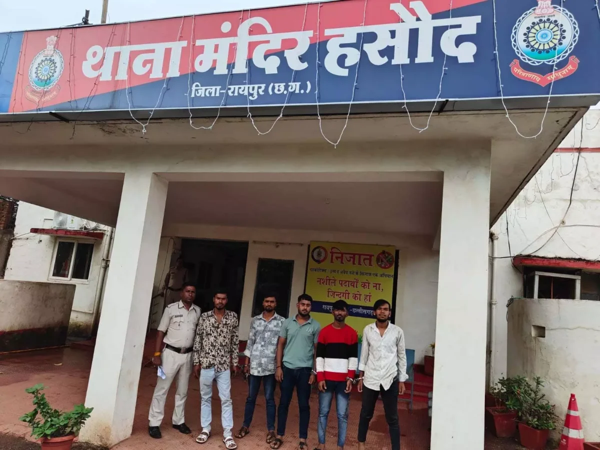नया रायपुर में स्टंटबाज़ों पर पुलिस की कार्रवाई, 5 गिरफ्तार