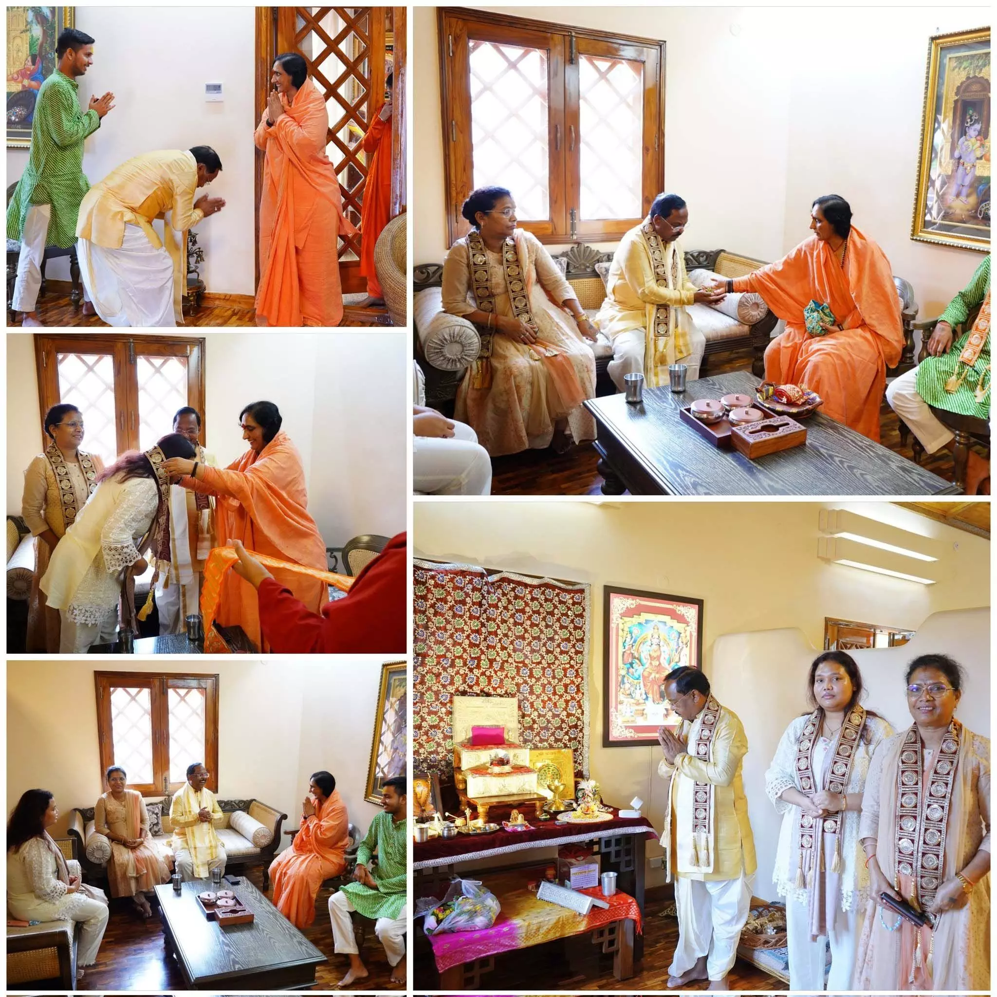 रायपुर: वात्सल्य ग्राम में साध्वी ऋतम्भरा जी का आगमन, सनातन संस्कृति की गूँजी ध्वनि