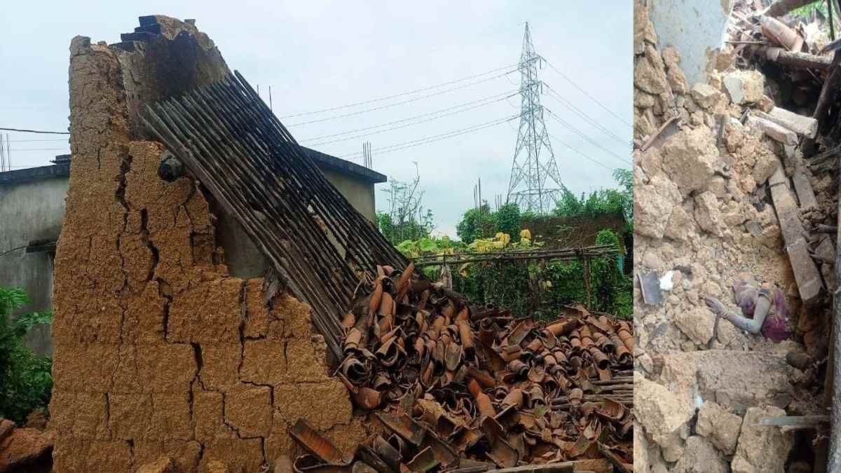 रायगढ़: कच्चा मकान ढहने से महिला की मौत, नाश्ता बनाते वक्त हुआ हादसा