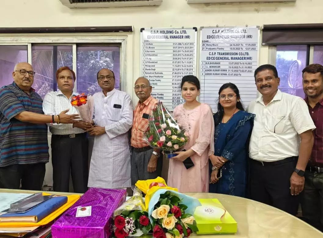 छत्तीसगढ़ राज्य विद्युत ट्रांसमिशन कंपनी के कार्यपालक निदेशक (मानव संसाधन) अशोक वर्मा हुए सेवानिवृत्त!