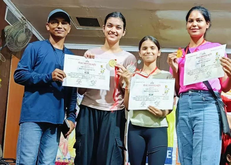 राजनांदगांव की योगाचार्यियों ने राज्य स्तरीय प्रतियोगिता में धमाका! स्वर्ण, रजत और कांस्य पदक जीते!