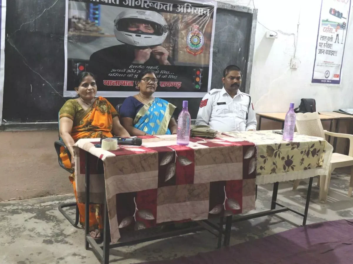 रायगढ़ में सड़क दुर्घटनाओं पर अंकुश लगाने के लिए यातायात जागरूकता अभियान!
