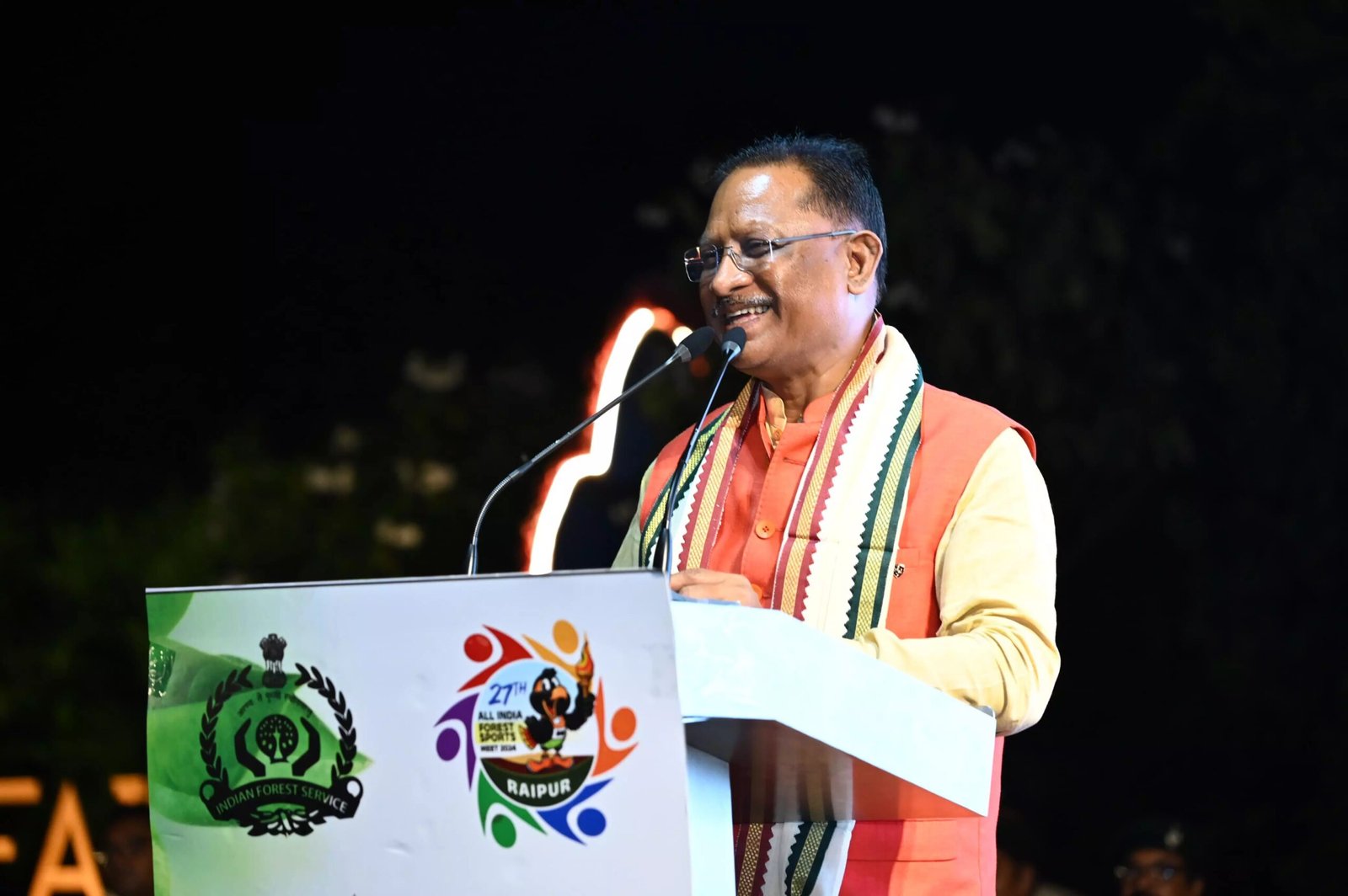 छत्तीसगढ़ में 27वीं अखिल भारतीय वन खेलकूद प्रतियोगिता: मुख्यमंत्री साय ने खिलाड़ियों का किया हौसला अफजाई