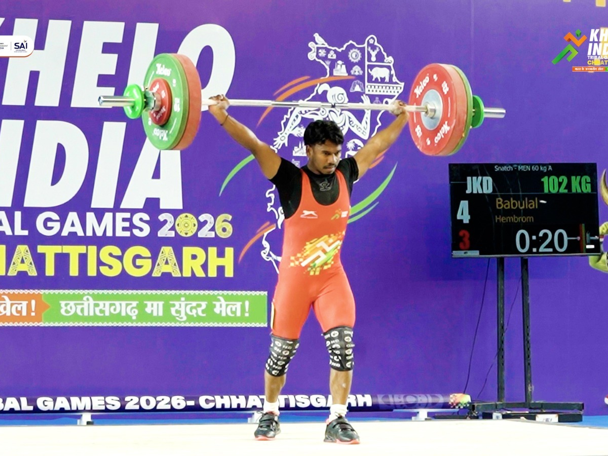 रायपुर: खेलो इंडिया ट्राइबल गेम्स में बाबूलाल का जलवा, जीते सिल्वर
